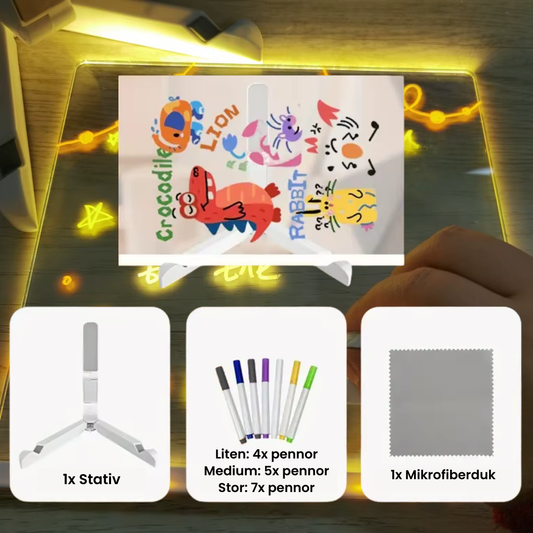Lumiscrib™ LED ritplatta för barn